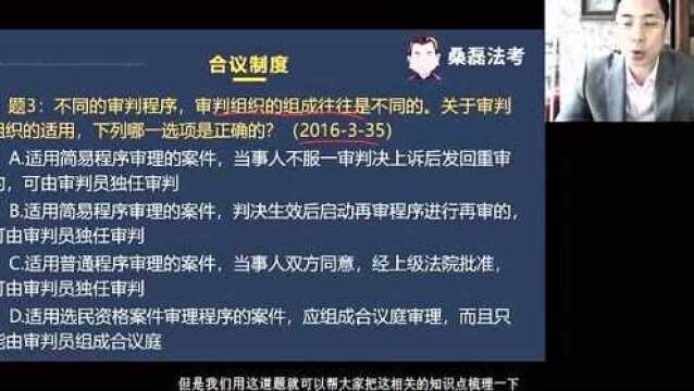 2021年民诉法之每周三题桑磊法考吴志伟 第一期(3