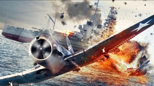 日本被打的最惨的一场战役，5分钟被击沉4艘航母，二战题材电影
