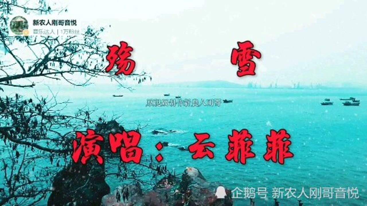 云菲菲演唱殇雪伤感耐寻味每当雪花纷纷飘落念你是我最痛的牵绊