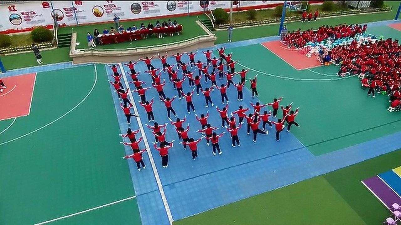 礼县北城小学韵律操比赛视频