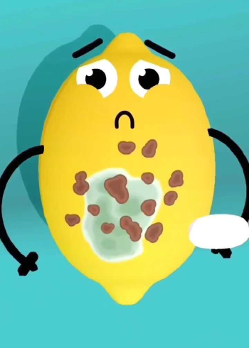 水果医生帮发霉的柠檬打针了!