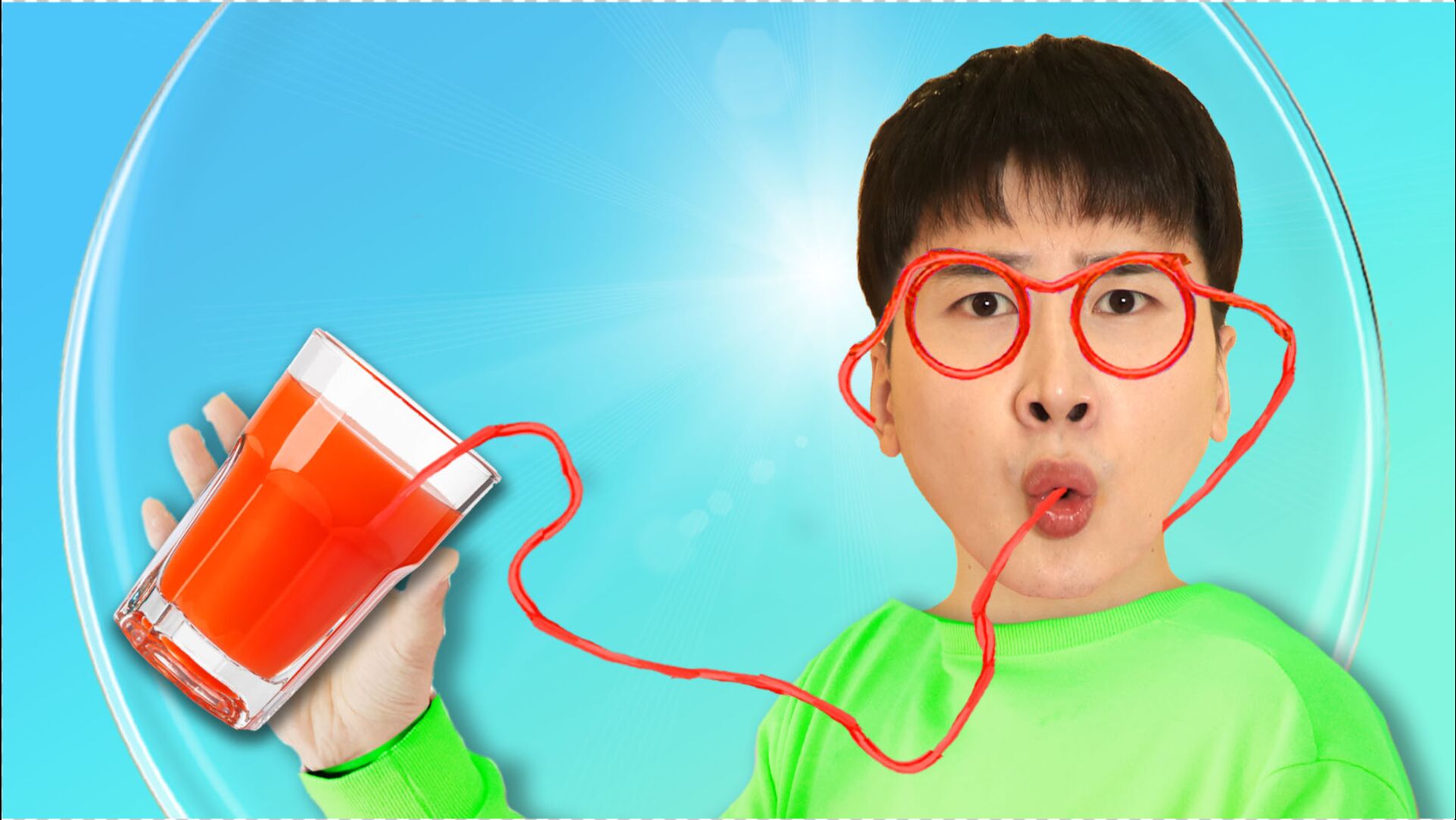 乖宝奇趣秀 神奇的镜头杯和眼镜吸管!