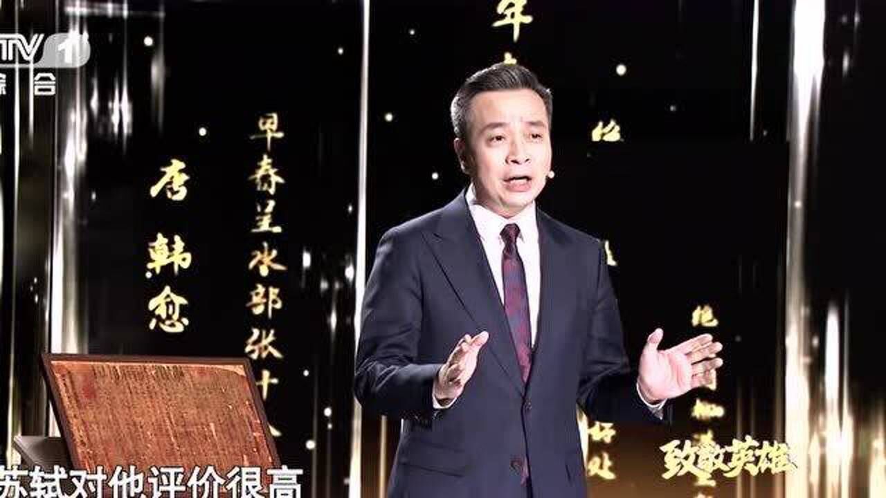 跟着康震学经典经典咏流传致敬英雄早春呈水部张十八员外