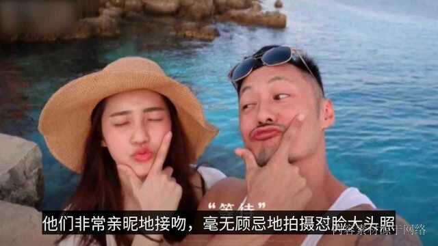 余文乐晒与小7岁娇妻合照,亲昵接吻毫不顾忌,儿子身高十分瞩目