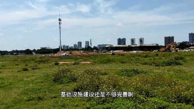 北海北部湾1号一带,海边正在施工建设中,来的不是时候啊