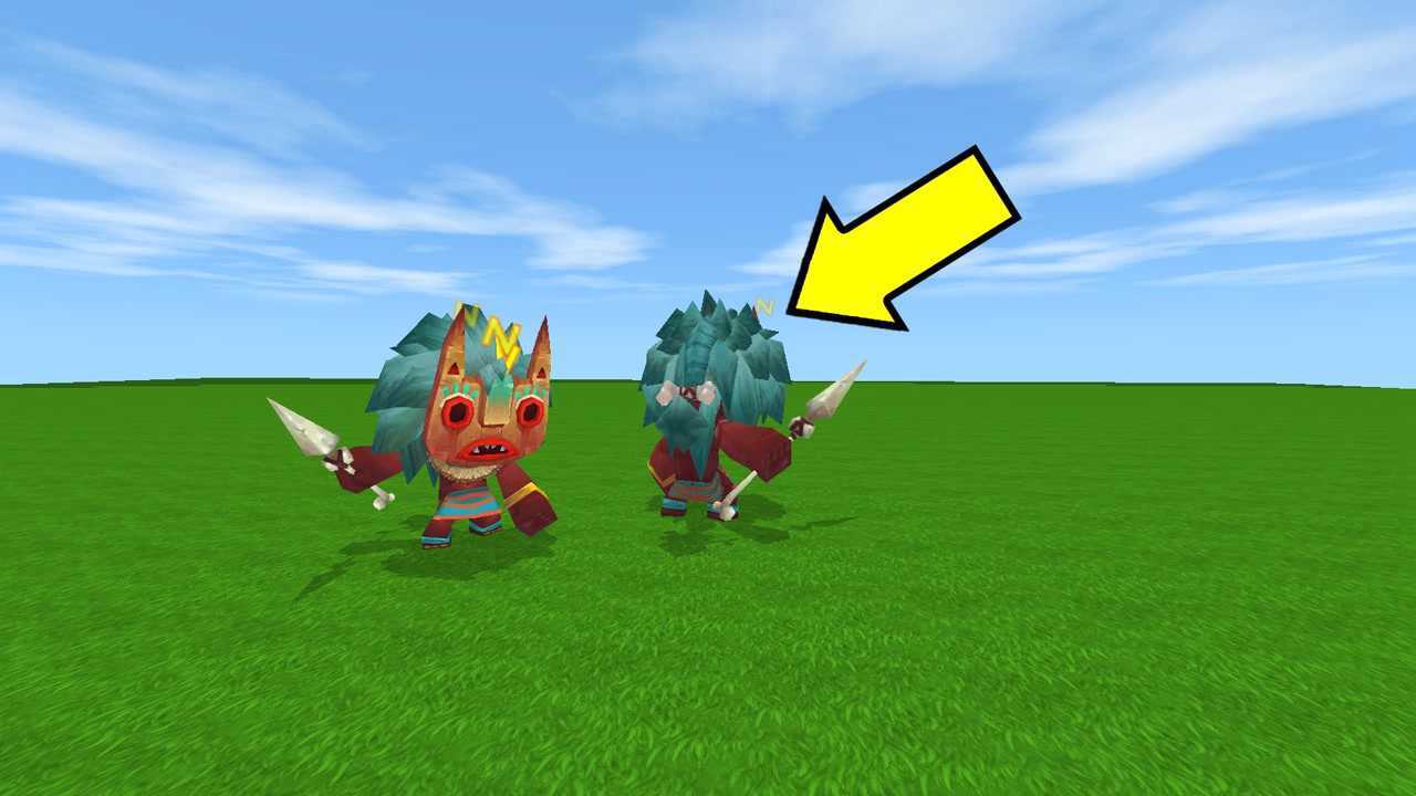 迷你世界:人类vs野人,你们看看谁厉害点?