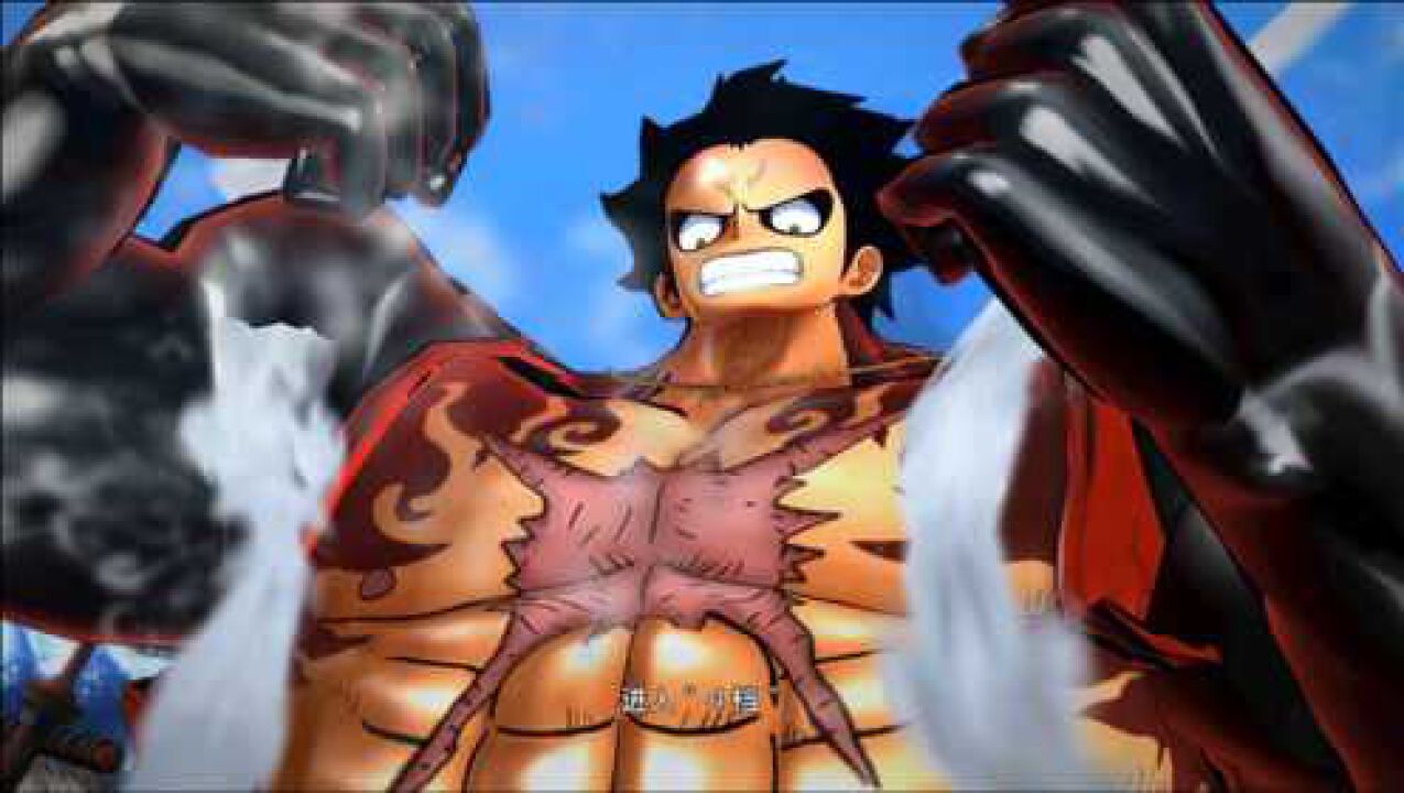 海贼王:蒙奇d路飞全技能展示,可变四档,使出超大猿王枪