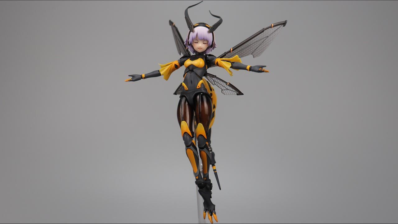 【型模玩赏】蜗之壳 黄蜂娘-嗡酱