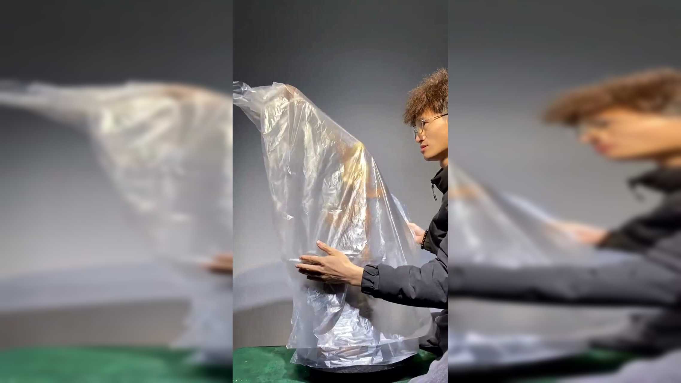 掀开塑料布,才是惊艳的开场,不是顶级木匠真的做不出来!