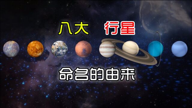 八大行星命名的由来,竟然是中西合并!