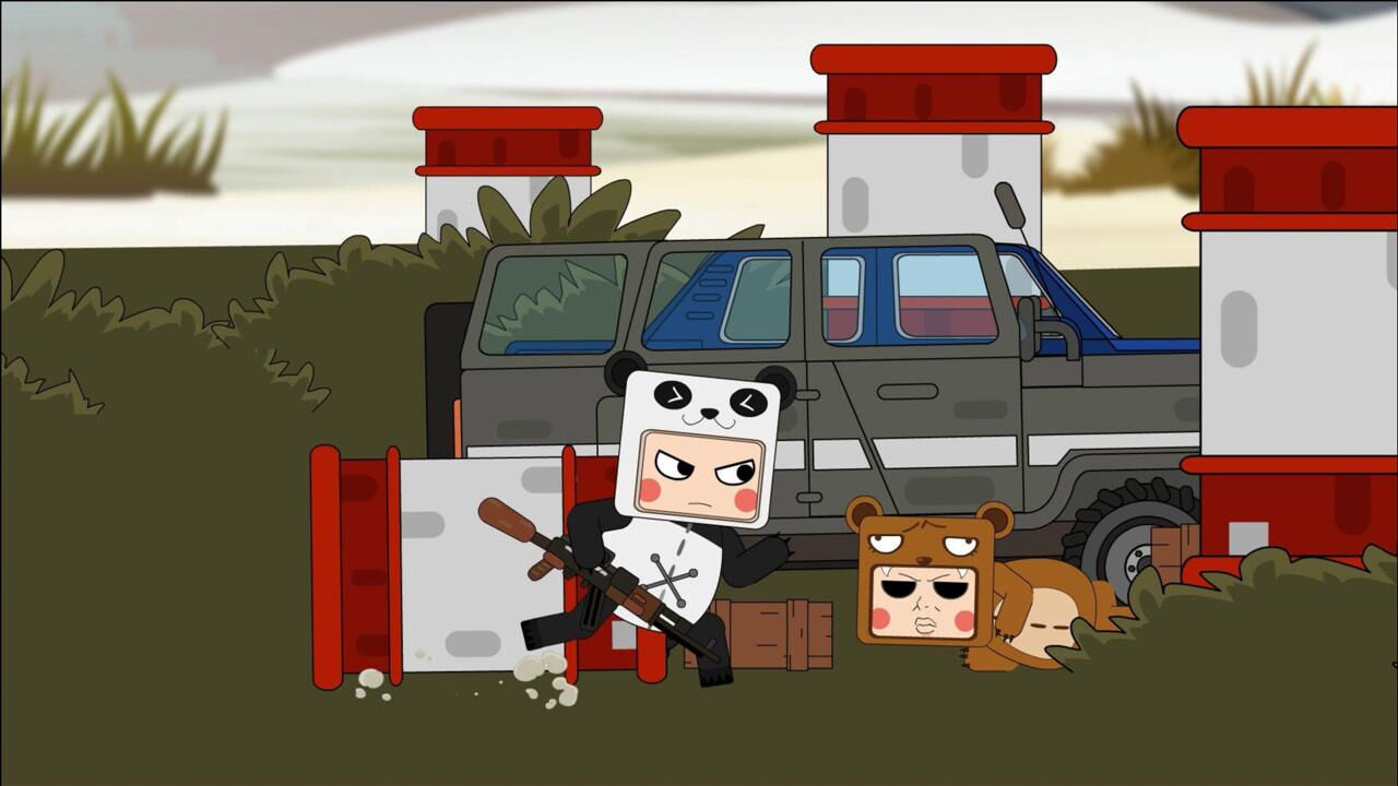 迷你吃鸡小队  迷你吃鸡小队:胖达解锁新职业,想去哪就去哪