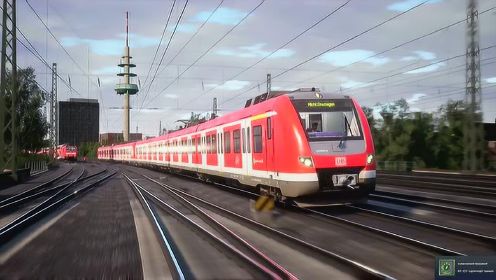 火车模拟器：高速行驶的火车