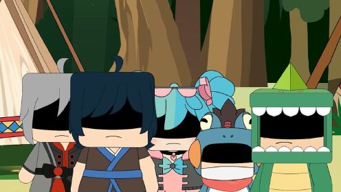 迷你大陆动画:前往新大陆无尽海域,树精族长送鲛人鳞片给阿炎做护身符