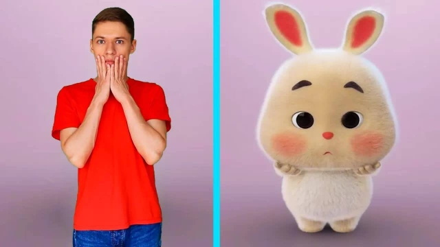 模仿可爱的小兔子,原来特效是这样做的呀