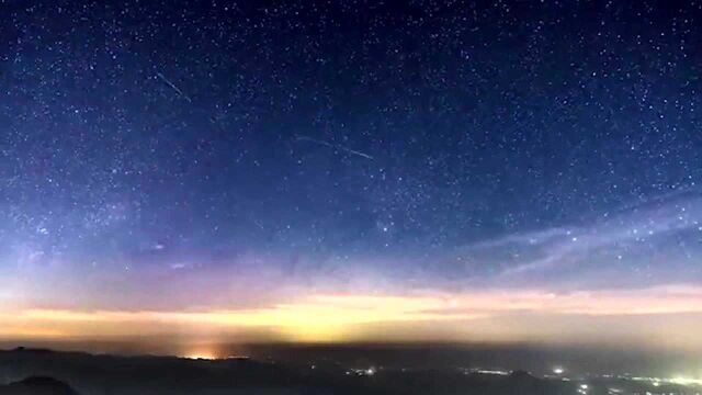 星河璀璨宛如童话世界,湖北九宫山引来“追星族”