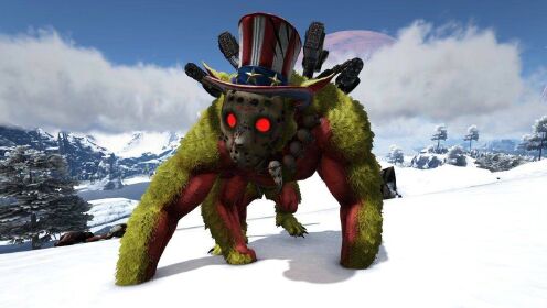 方舟生存进化:火山岛 12 机甲小丑八爪怪