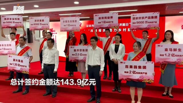 签约143.9亿元!第三届深圳市帮扶合作交易博览会启动