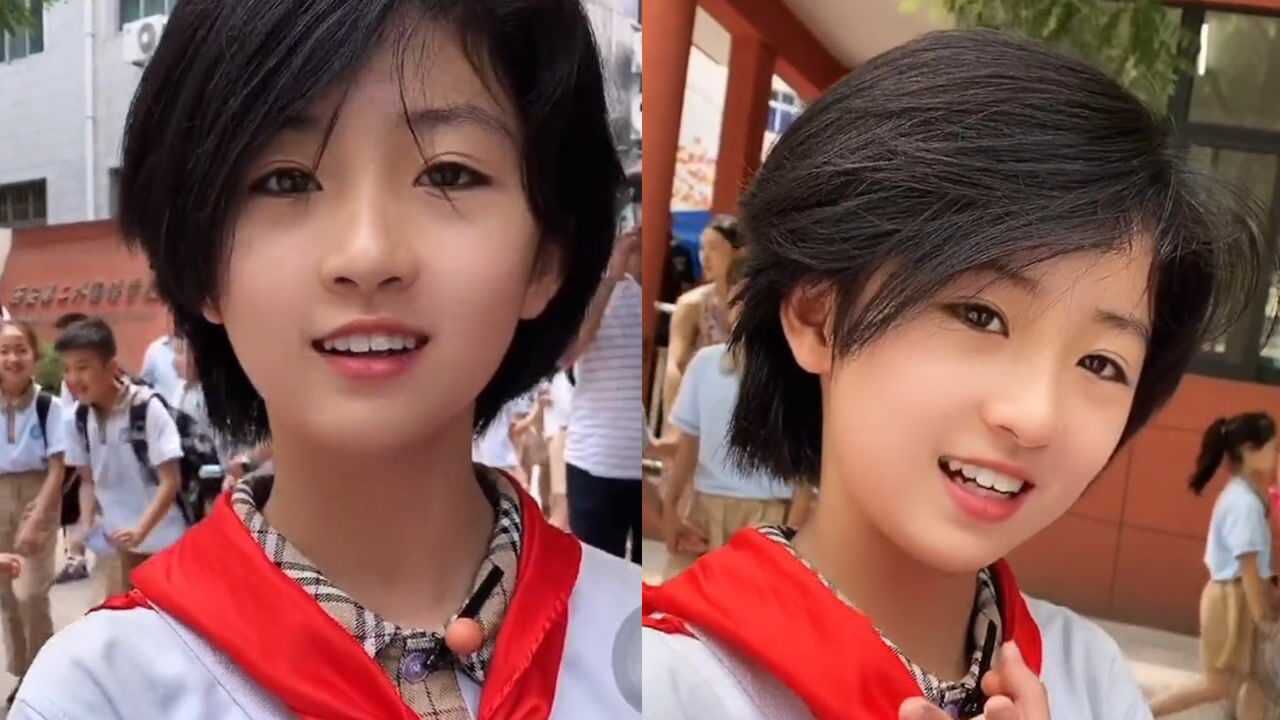 神仙颜值!小女孩神似桂纶镁发量惊人,还是个学霸,网友:有钱途