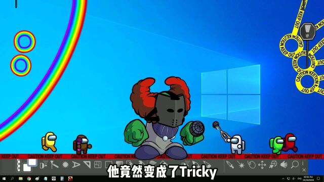 电脑桌面上小青狼人被控住,他却绝对黑化了,变成了战神Tricky