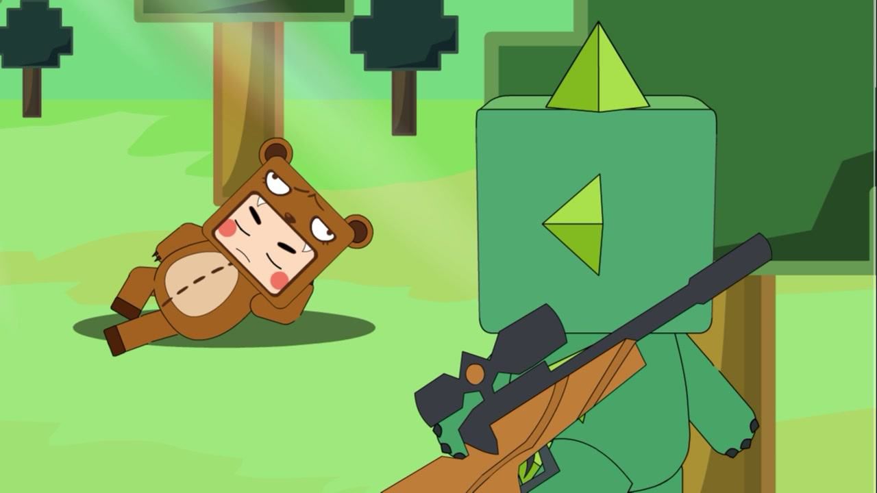 迷你世界寓言故事迷斯拉上山抓熊孩子