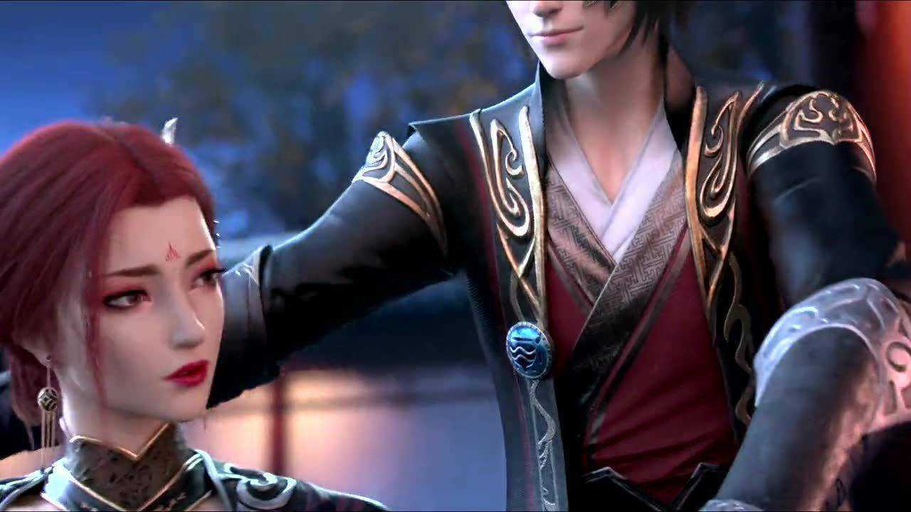 暖心萧炎为雅妃披衣,这个男人悄悄的走进雅妃心房#动漫推荐#国漫#斗破