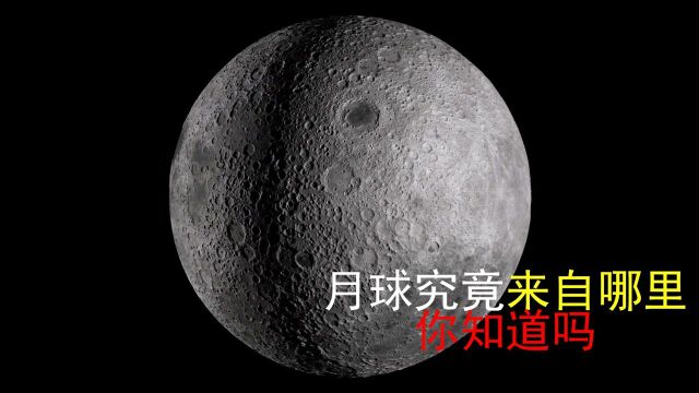 月球究竟来自哪里,你知道吗?#“知识抢先知”征稿大赛#