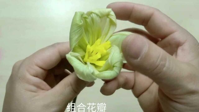 玉米叶创意手工花,真希望生活在农村,那将有更多变废为宝的物品