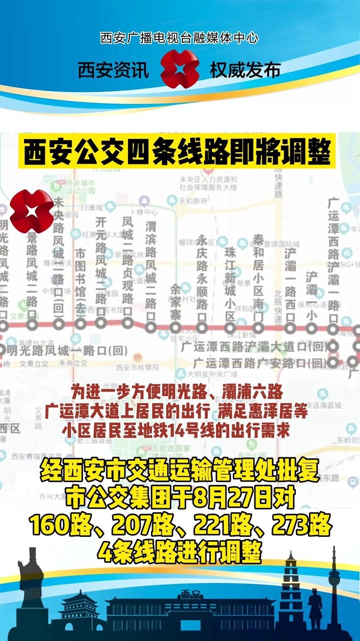 西安公交四条线路即将调整腾讯视频}