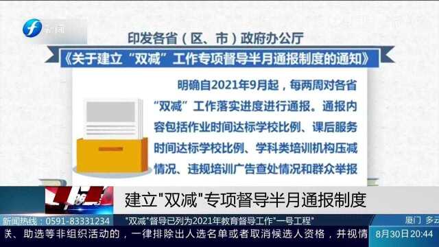 家长速看!建立“双减”问题专门举报平台,发布风险预告公布违法典范!