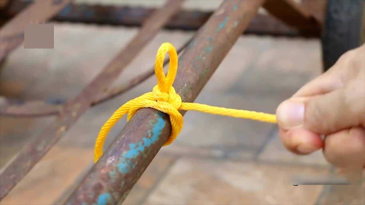 9种很常见的绳子绑法,总有一种你能用得到,简单实用!_腾讯视频