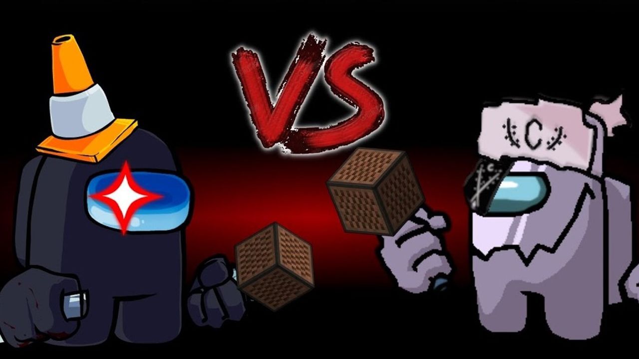 fnf周五夜放克游戏我的世界版太空狼人杀小黑对战ruv