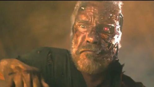 施瓦辛格带妆吓哭路人，原来在《终结者》，演员皮肤全是印上去的