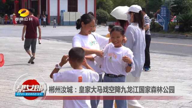 郴州汝城:皇家大马戏空降九龙江国家森林公园