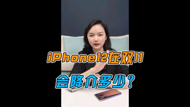 iphone 11在双十一会降价多少?