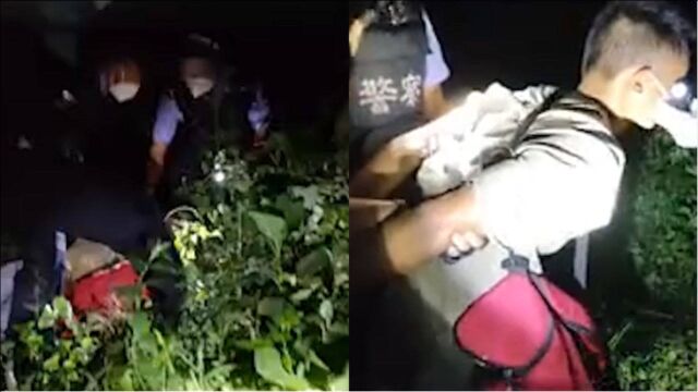 边境民警深夜抓捕偷渡人员:丛林蹲伏 持强光手电围堵大喊“别跑”