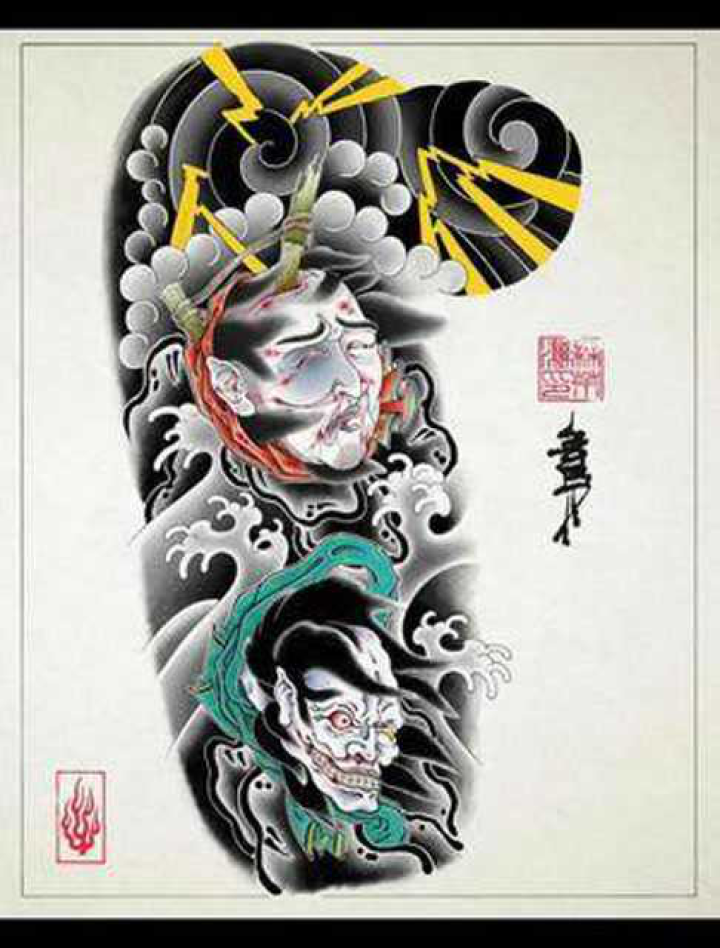 #生首#花臂#纹身图案手稿#纹身师#日式老传统_高清1080P在线观看平台_腾讯视频
