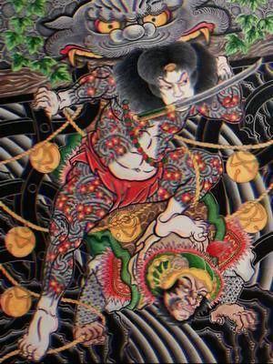 今天的张顺是本命年张顺#张顺破水门 #纹身 #满背纹身 #日式老传统