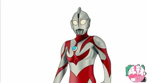 手绘:银色巨人奈欧斯奥特曼跟我画起来吧!