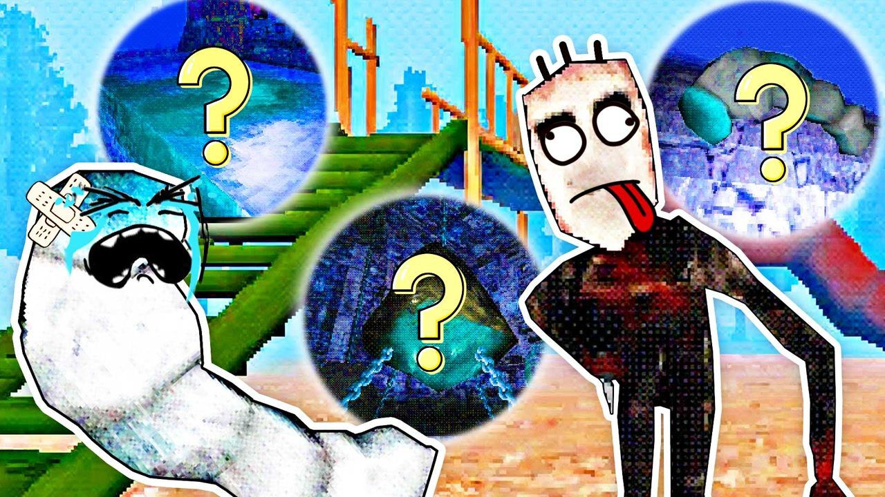 奇怪滑梯 我把自己包成一个蛹在怪物的肠道里玩滑滑梯 韩美美解说