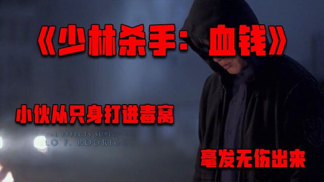 少林杀手:血钱混剪:小伙只身打进毒窟,竟然毫发无伤出来.