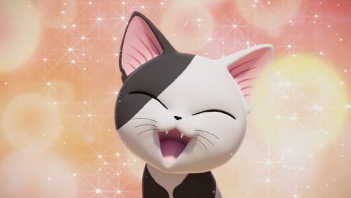 甜甜私房猫：可奇想要变幸运，跟着大黑学笑容，样子可真逗