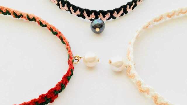 「Choker系列」魔法花园项圈钩编教程工喜手工实验室