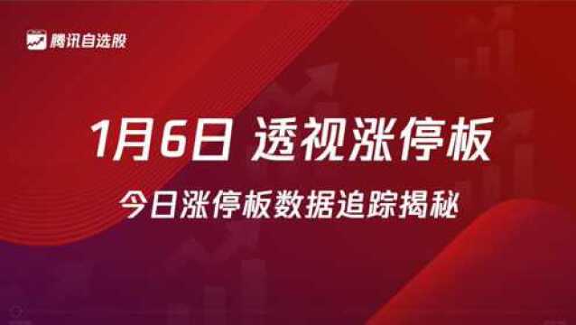 透视涨停板| 11股涨停!冬奥会炒作持续深入 水利建设提速中国电建强势领涨