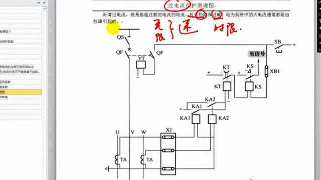 继电保护の过电流保护