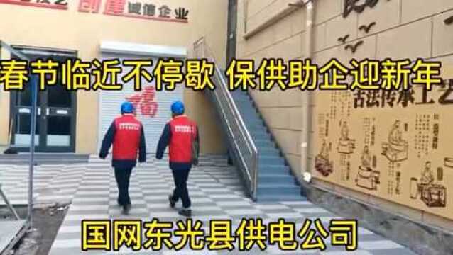 国网沧州供电公司:春节我在岗 守护万家灯火