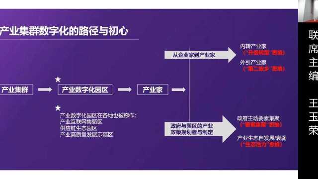 《产业新生态》第二期发布会 王玉荣主任总结发言