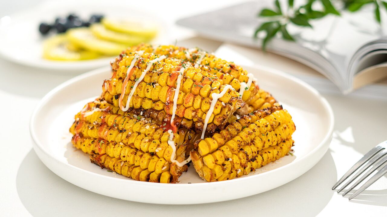 光波炉&烤箱 芝士烤玉米