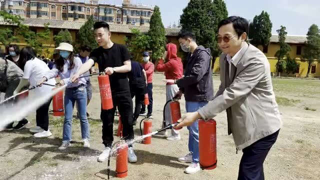 云南陆军讲武堂历史博物馆开展消防安全演练