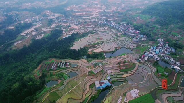 重庆市开州区九龙山镇田园风光