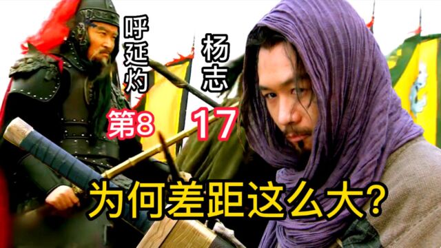 同是名门之后,为何呼延灼梁山排名第8,而杨志却只能排在17位?